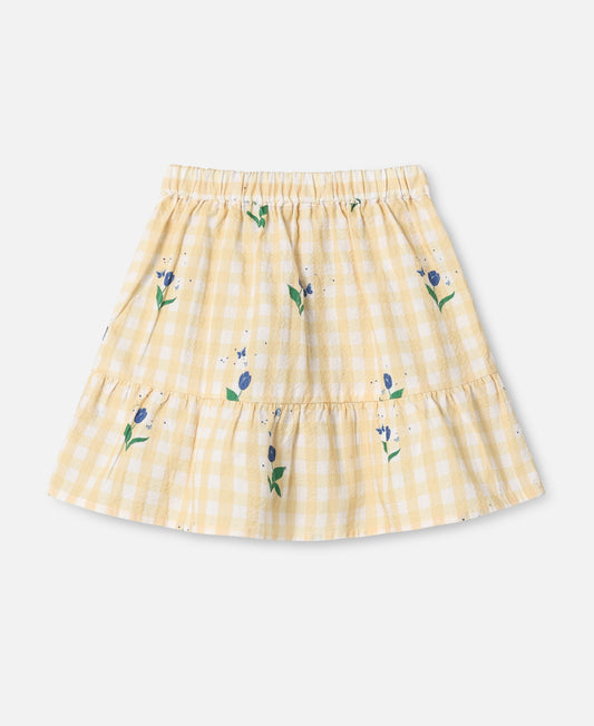 FLIINK AGNES FLOWER SKIRT SKIRT SUNLIGHT FLOWER AOP