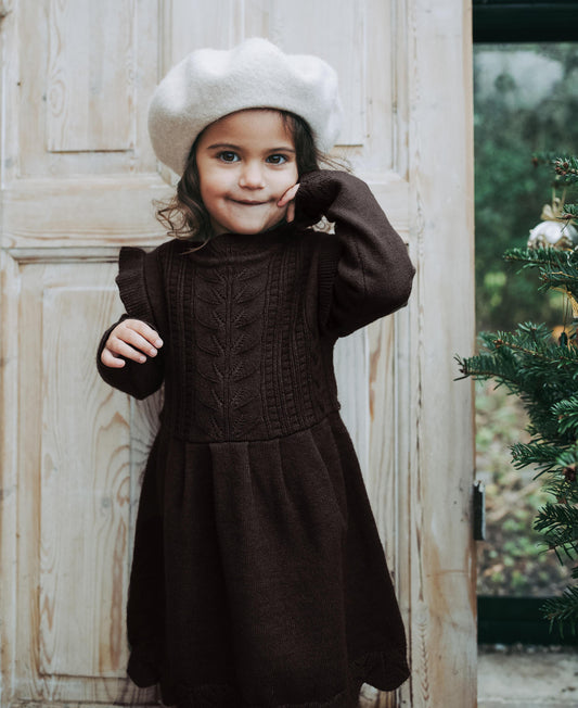 FLIINK ALILLY DRESS DRESS COFFEE BEAN