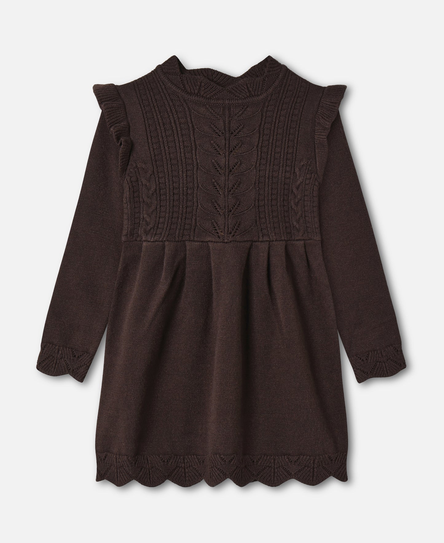FLIINK ALILLY DRESS DRESS COFFEE BEAN