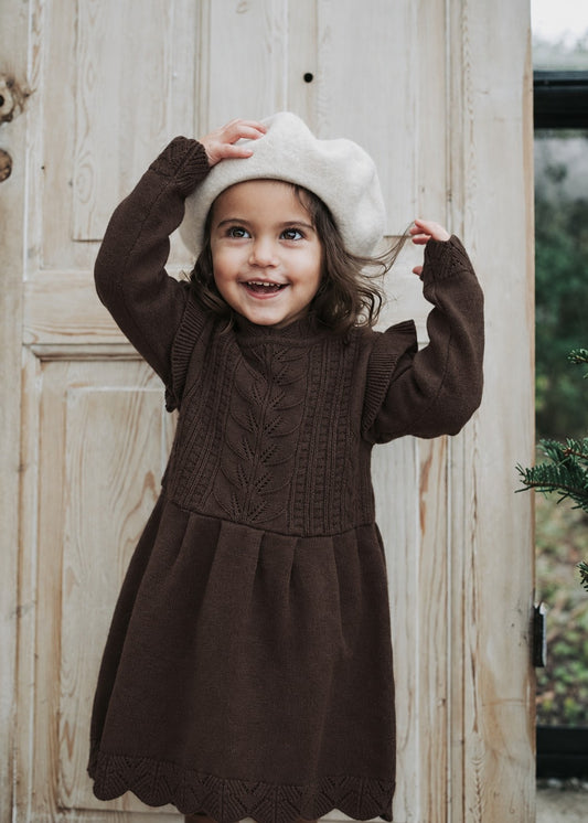 FLIINK ALILLY DRESS DRESS COFFEE BEAN