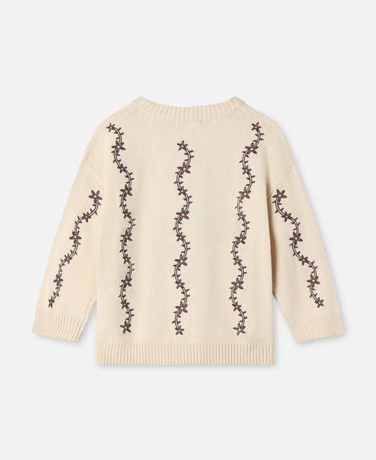 FLIINK ALON FLOWER PULLOVER PULLOVER SANDSHELL