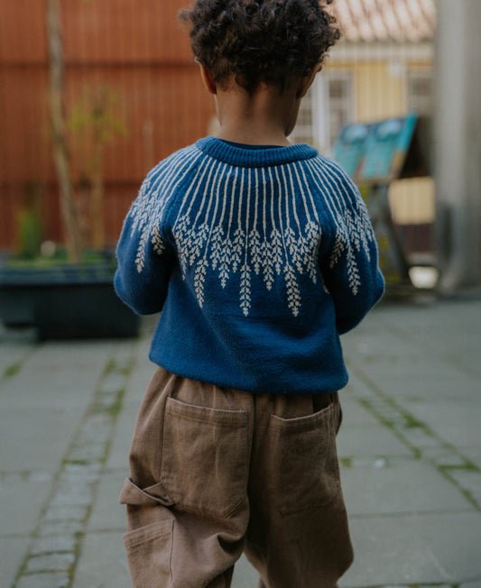 FLIINK ALON LEAF PULLOVER PULLOVER INSIGNIA BLUE