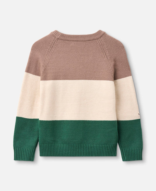 FLIINK ALON SNAIL PULLOVER PULLOVER PINE BARK STRIPE