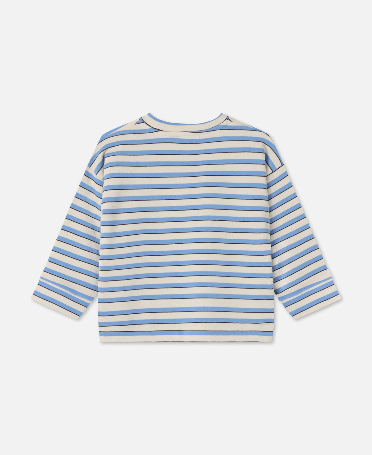 FLIINK ALVIN STRIPE SWEATSHIRT PULLOVER SANDSHELL/MARINA