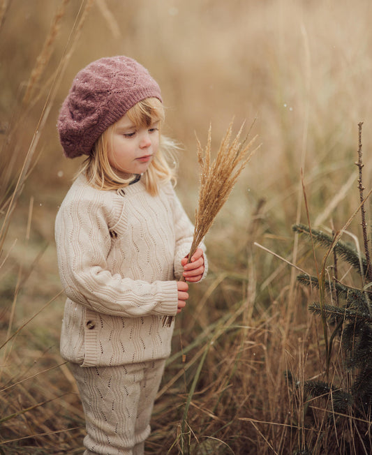 FLIINK ANDY MERINO CARDIGAN CARDIGAN SANDSHELL