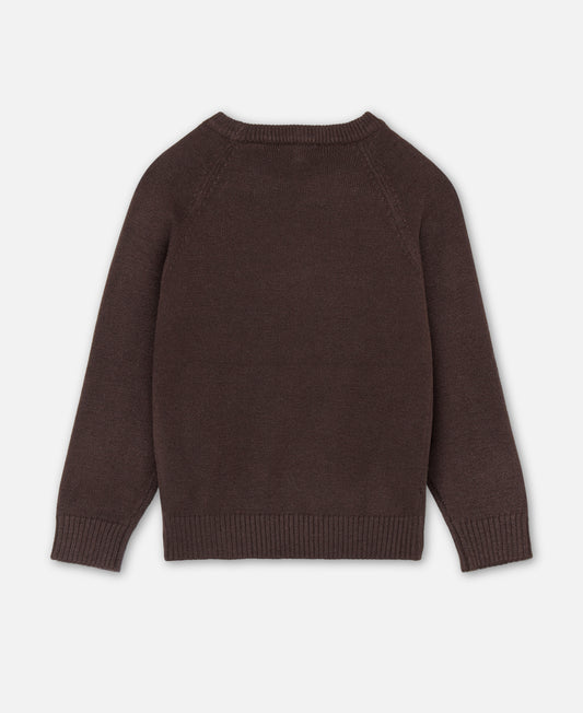 FLIINK BENNA ACORN PULLOVER PULLOVER COFFEE BEAN