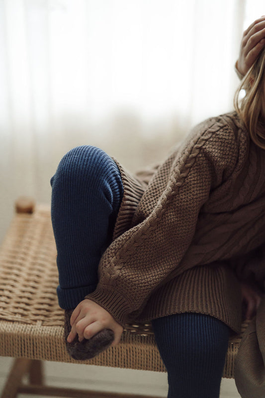 FLIINK BENNA RIB LEGGIN LEGGIN INSIGNIA BLUE