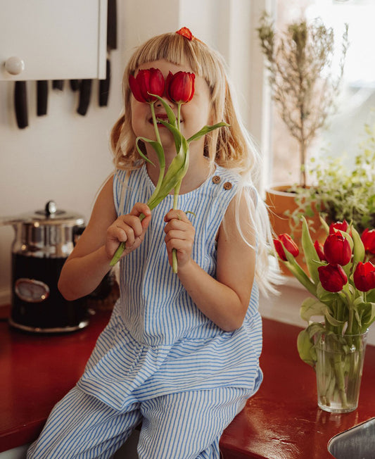 FLIINK CHA CHA PANT PANT MARINA STRIBED