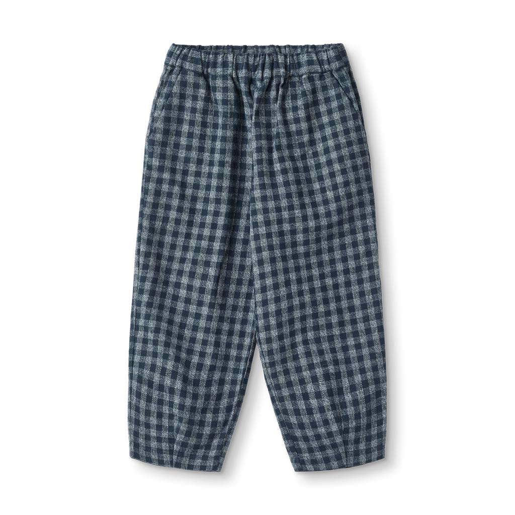 FLIINK CODA CHECK PANTS PANT NAVY