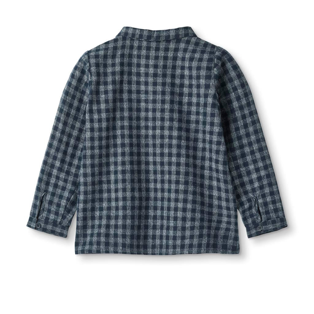 FLIINK CODA CHECK SHIRT SHIRT NAVY