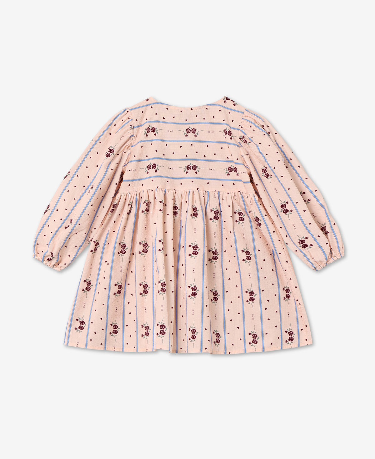 FLIINK COLOMBE LS DRESS DRESS CHALK PINK AOP
