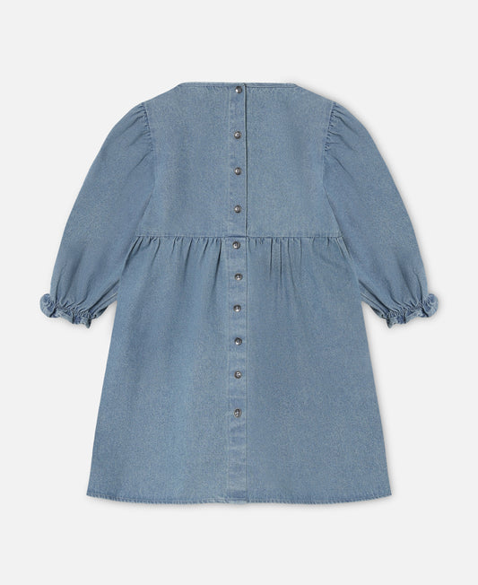 FLIINK DONNY LS DRESS DRESS MEDIUM DENIM BLUE