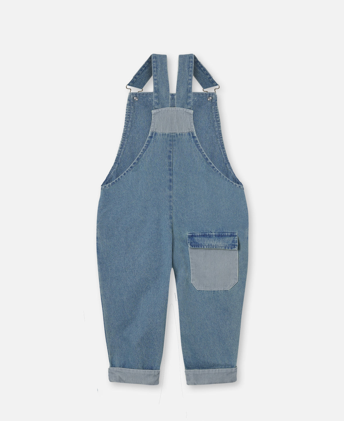 FLIINK DON CONTRAST OVERALL OVERALL MEDIUM DENIM BLUE