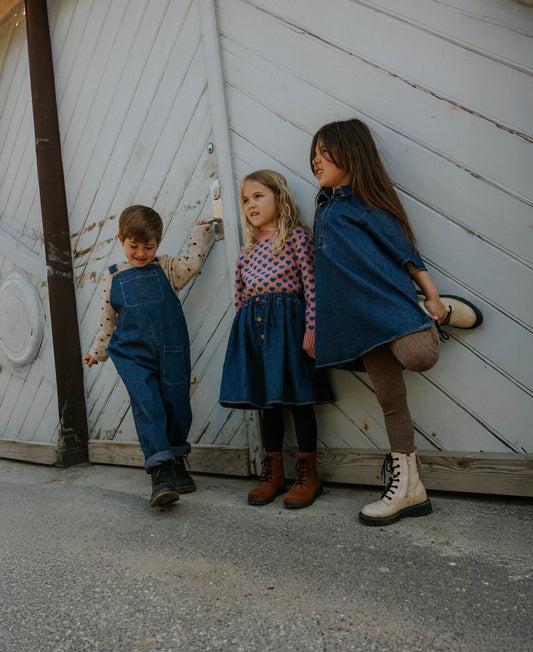 FLIINK DON DENIM OVERALL OVERALL DARK DENIM BLUE