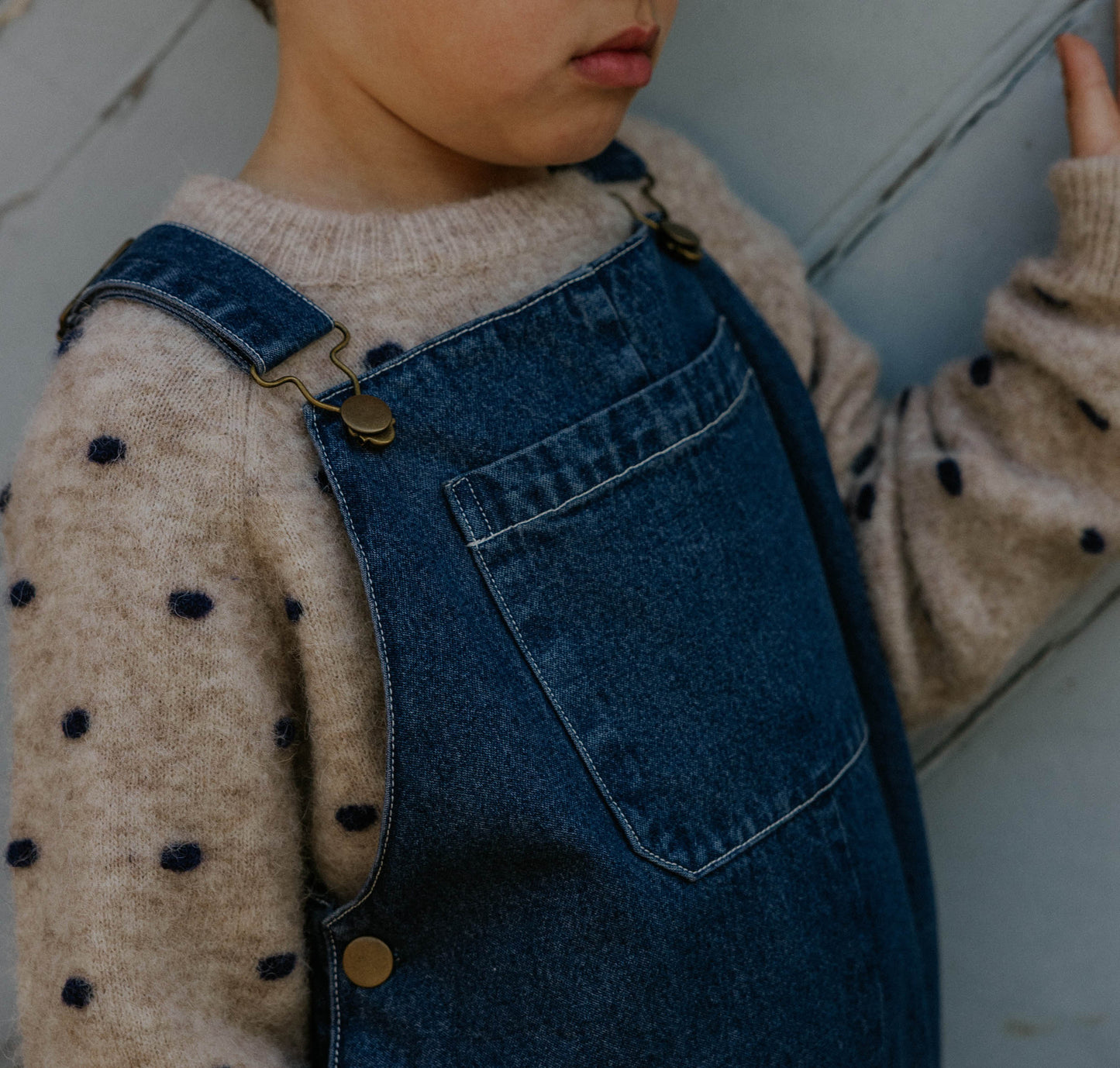 FLIINK DON DENIM OVERALL OVERALL DARK DENIM BLUE