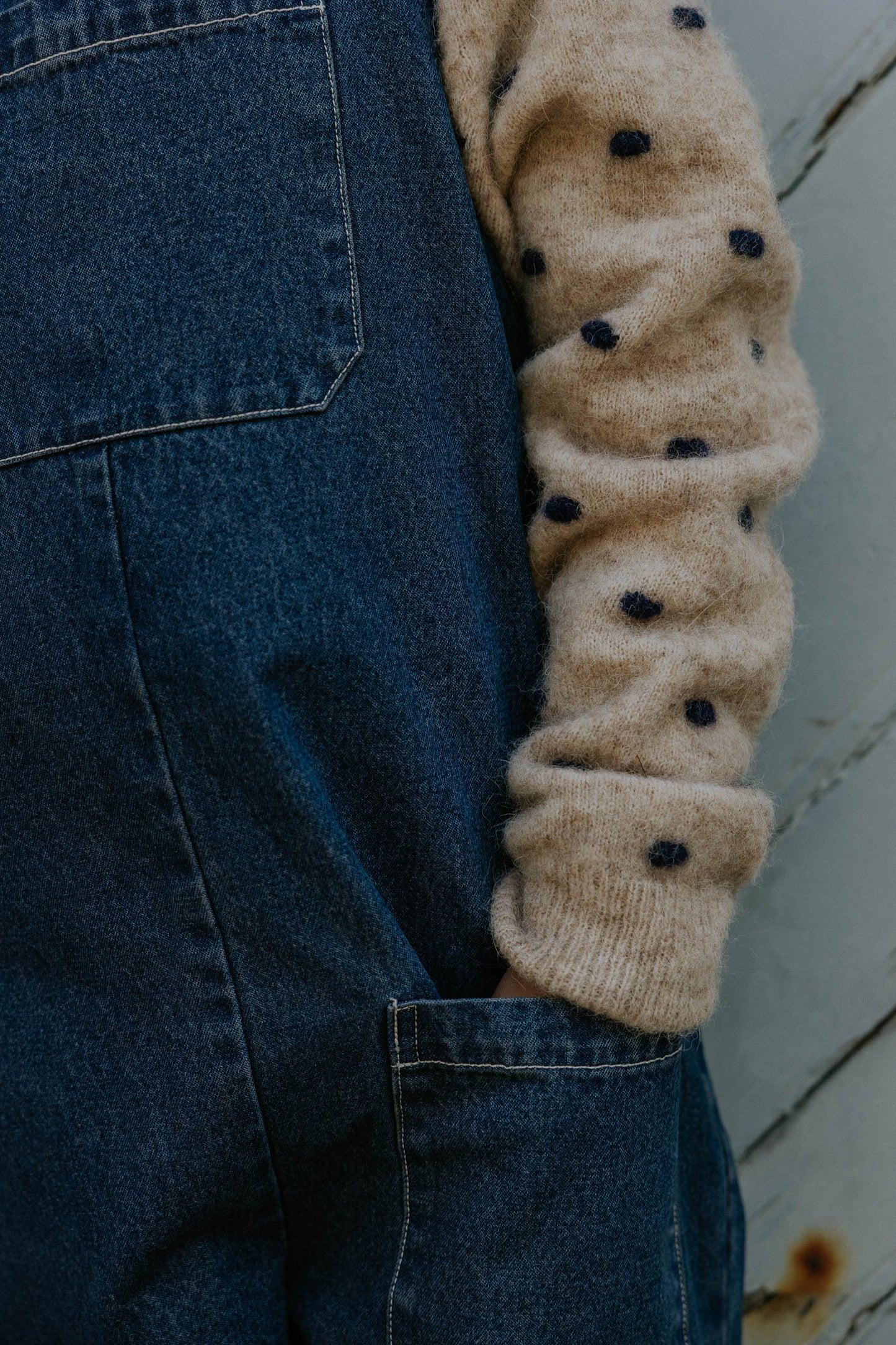 FLIINK DON DENIM OVERALL OVERALL DARK DENIM BLUE