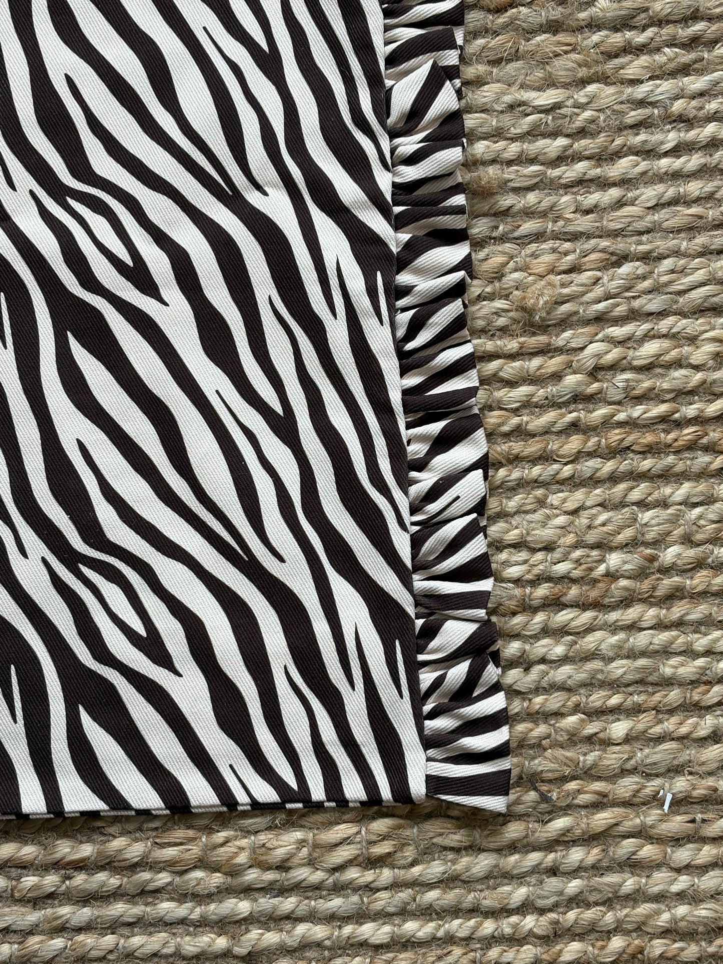 FLIINK DUNA ZEBRA TOTEBAG BAG ZEBRA AOP