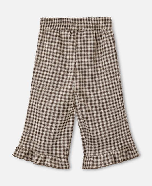 FLIINK ELLA PANT PANT SANDSHELL / COFFEE BEAN