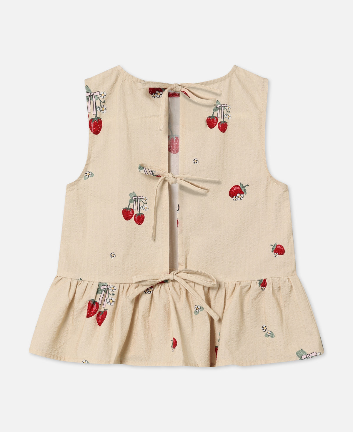 FLIINK ELMA SL TOP SINGLET SANDSHELL AOP