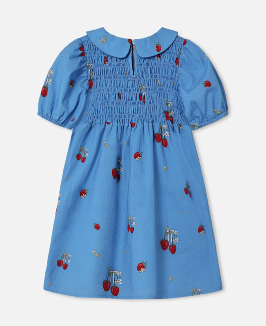 FLIINK ELMA SS DRESS DRESS MARINA BLUE AOP