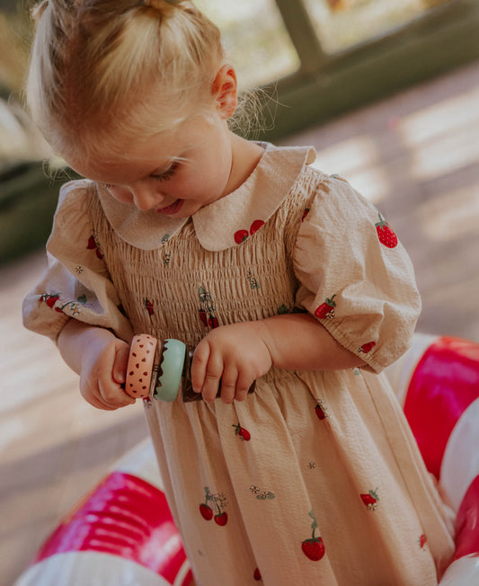 FLIINK ELMA SS DRESS DRESS SANDSHELL AOP