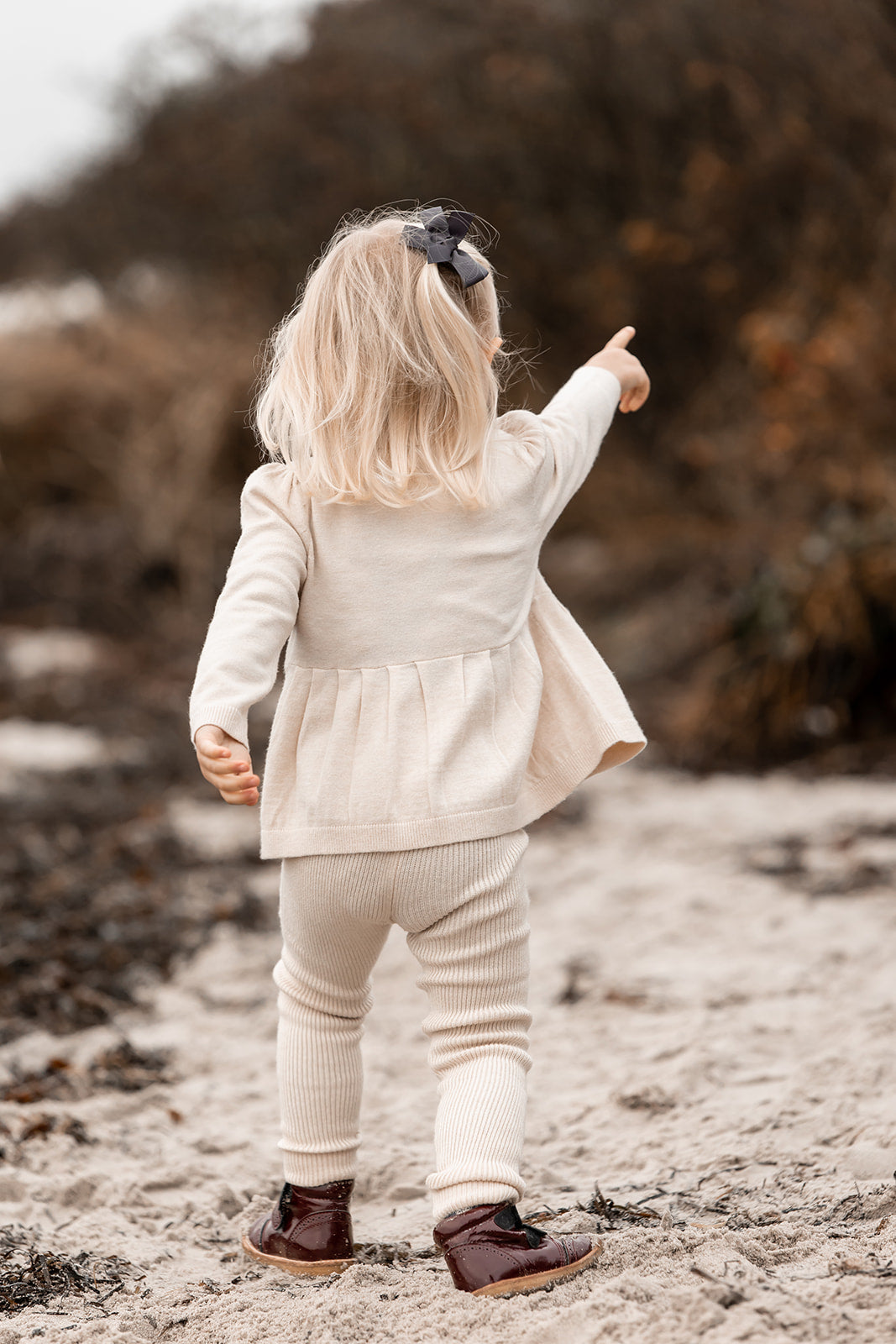 FLIINK EMMA CARDIGAN BLOUSE SANDSHELL