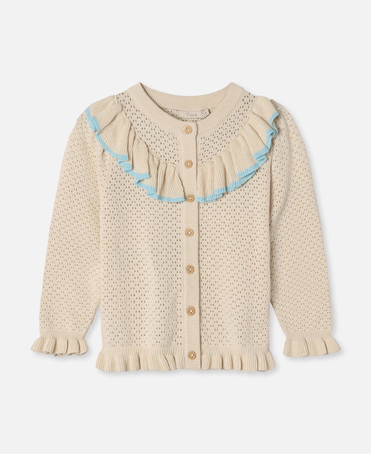 FLIINK EMMY LS CARDIGAN CARDIGAN SANDSHELL