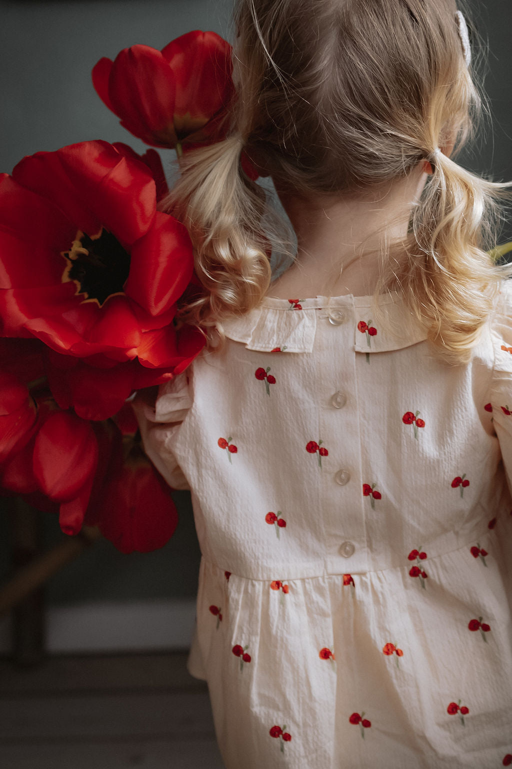 FLIINK FLOWER BLOUSE BLOUSE SANDSHELL