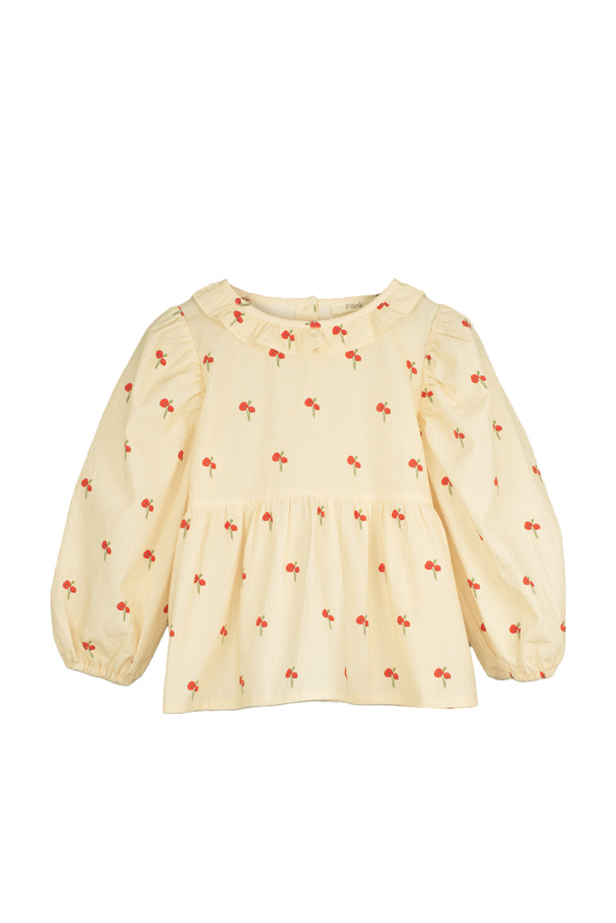 FLIINK FLOWER BLOUSE BLOUSE SANDSHELL