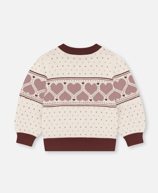 FLIINK HEARTY PULLOVER PULLOVER SANDSHELL