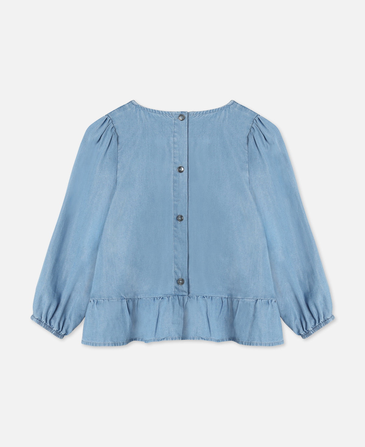 FLIINK HELENE LS BLOUSE BLOUSE MEDIUM DENIM BLUE