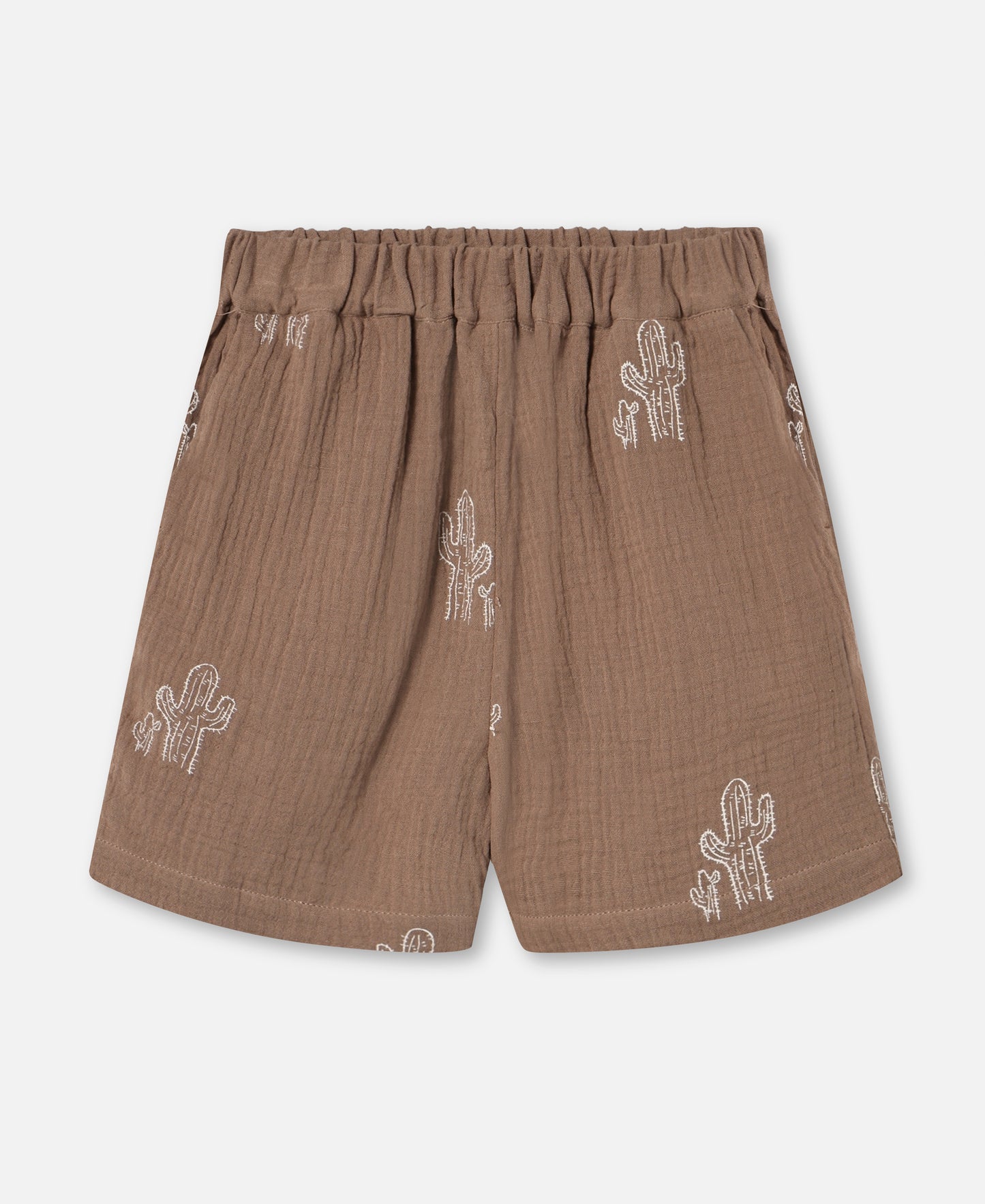 FLIINK HELLO SHORTS SHORTS PINE BARK CACTUS AOP