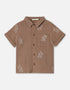 HELLO SS SHIRT - PINE BARK CACTUS AOP