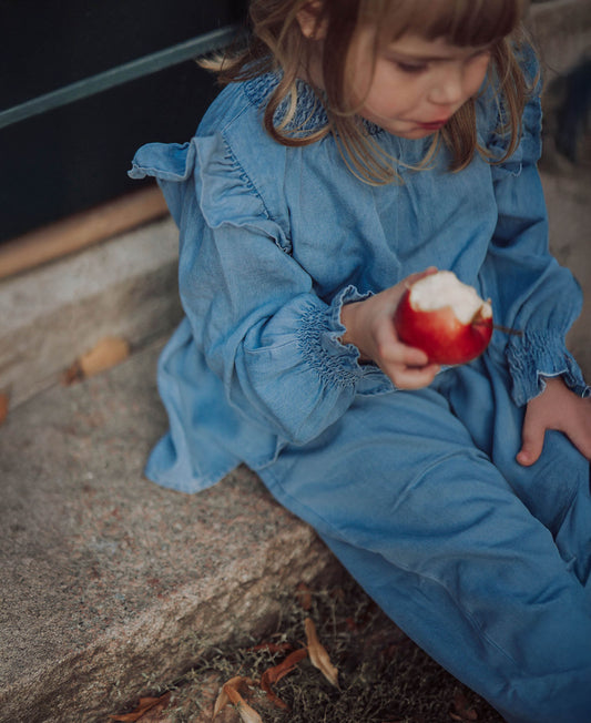 FLIINK HURLUM PANT PANT LIGHT DENIM BLUE