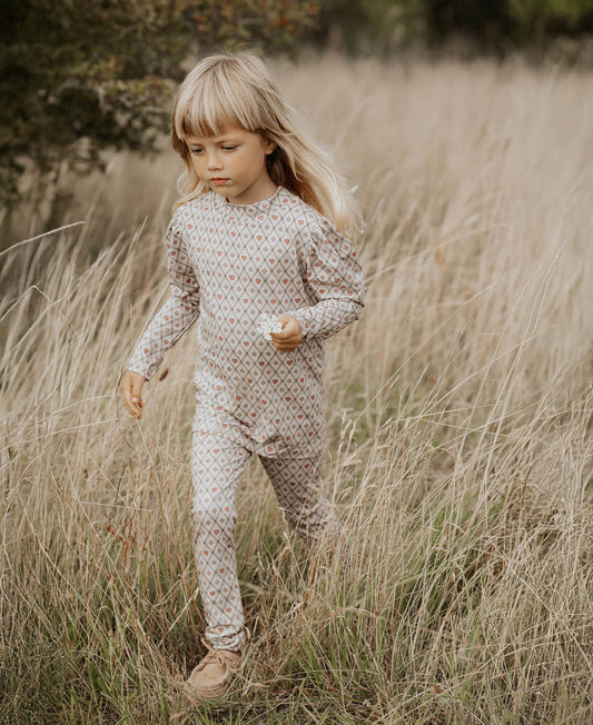 FLIINK KELLY HEART LEGGIN LEGGIN SANDSHELL HEART AOP