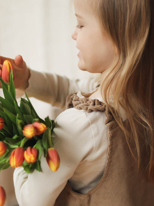 FLIINK KENNA LS BLOUSE BLOUSE SANDSHELL