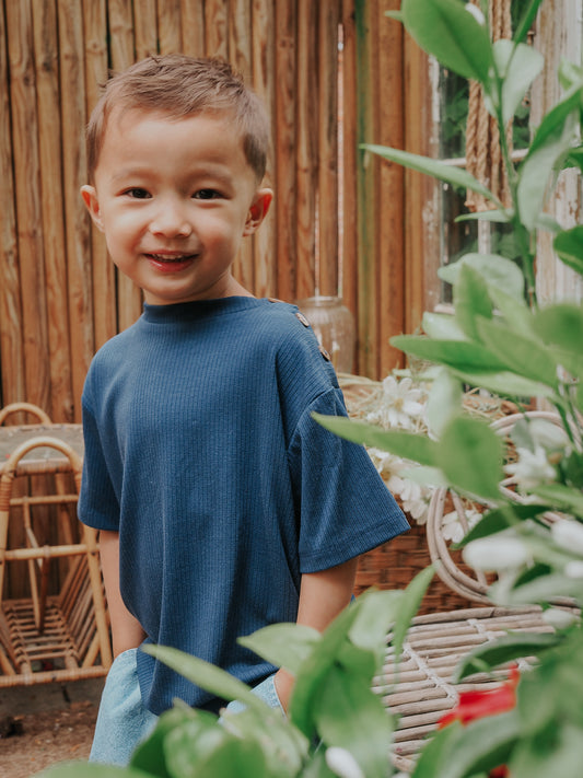 FLIINK KENNA T-SHIRT SHIRT INSIGNIA BLUE