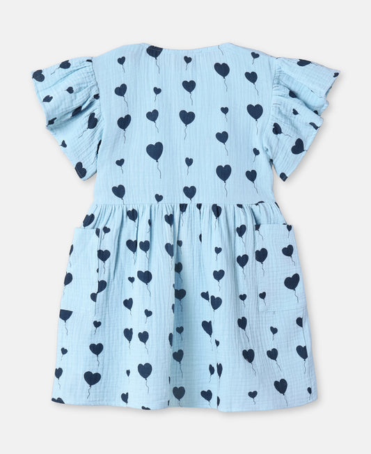 FLIINK LOVE SS DRESS DRESS DREAM BLUE