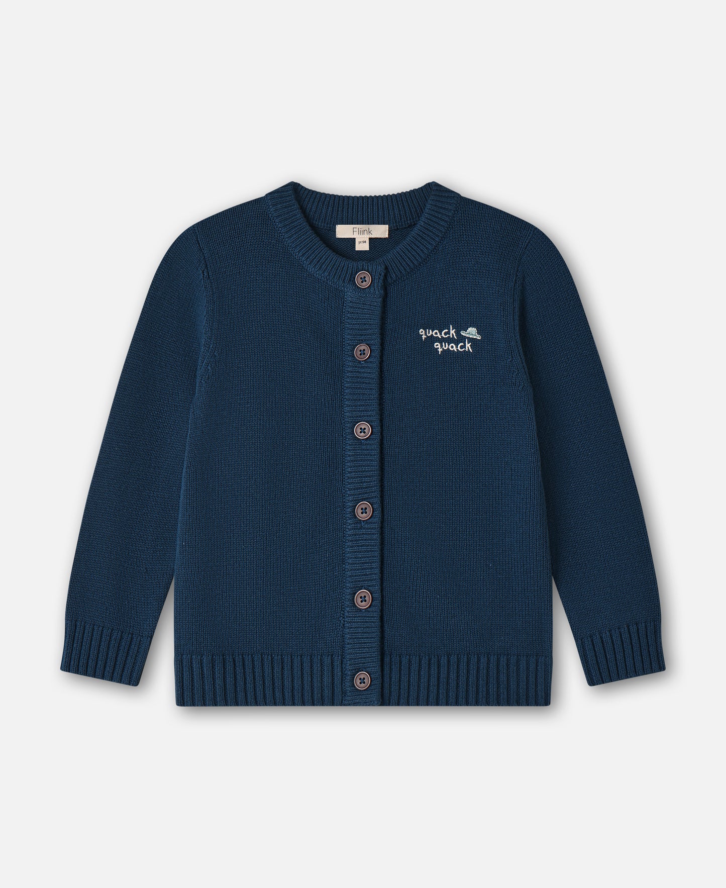 FLIINK MAHDI KNIT CARDIGAN CARDIGAN INSIGNIA BLUE