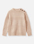NOVA KNIT PATTERN PULLOVER - SANDSHELL