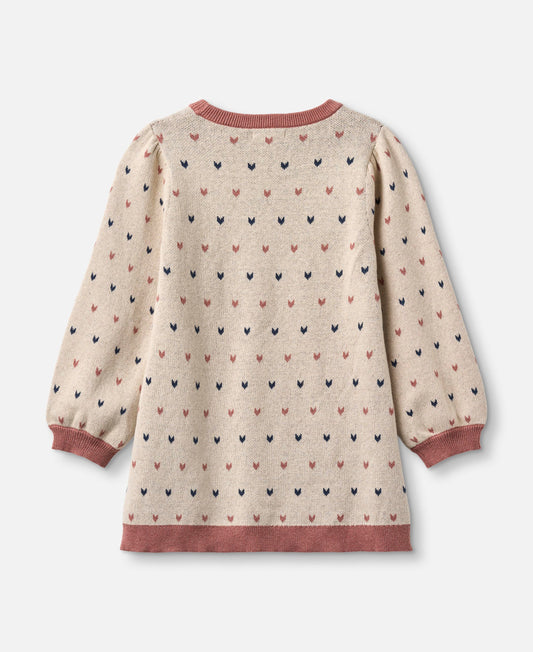 FLIINK NOVA MULTI HEART DRESS DRESS SANDSHELL