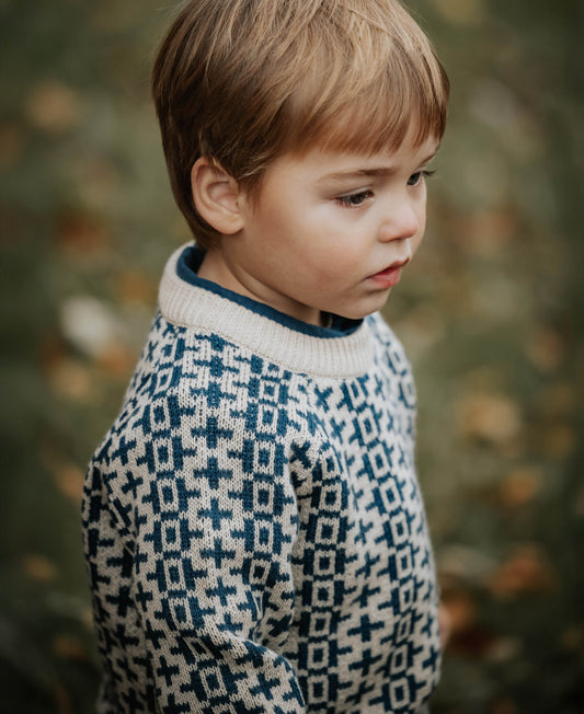 FLIINK NOVA NORDIC PULLOVER PULLOVER INSIGNIA BLUE