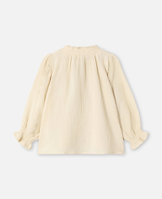 FLIINK PACO LS BLOUSE BLOUSE SANDSHELL