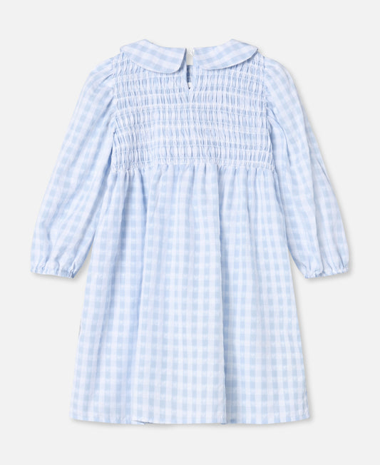 FLIINK PARI LS DRESS DRESS DREAM BLUE CHECK