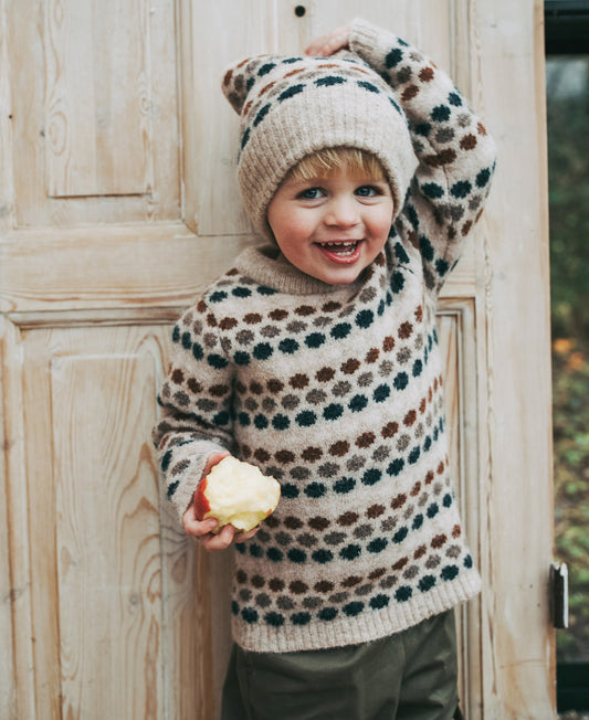 FLIINK STAR DOT BEANIE BEANIE SANDSHELL MULTI