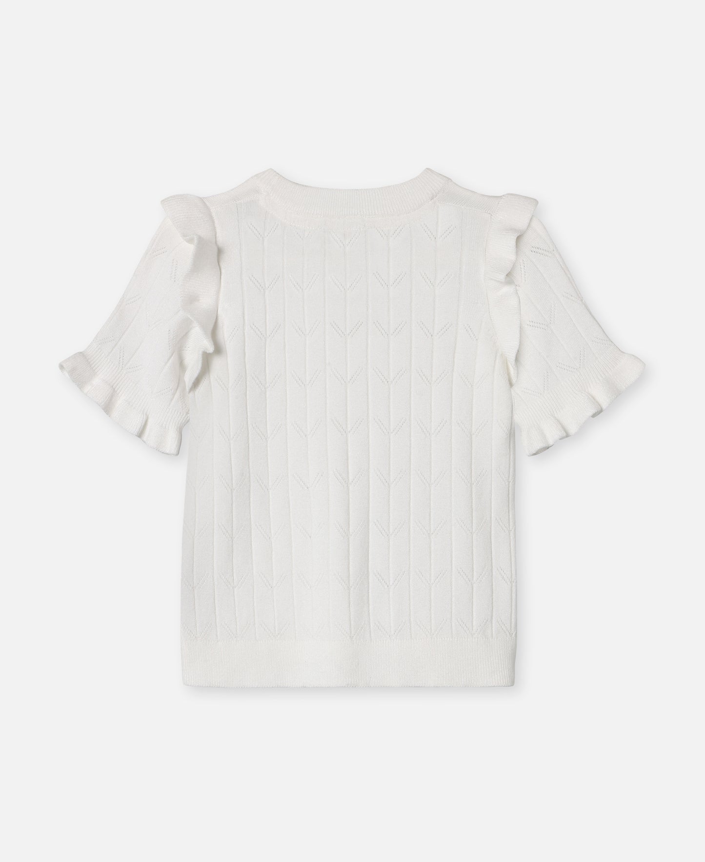 FLIINK SUNNY SS BLOUSE BLOUSE CLOUD DANCER