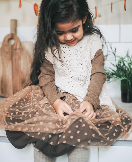 FLIINK TULLE SKIRT SKIRT HUMUS/CARAFE