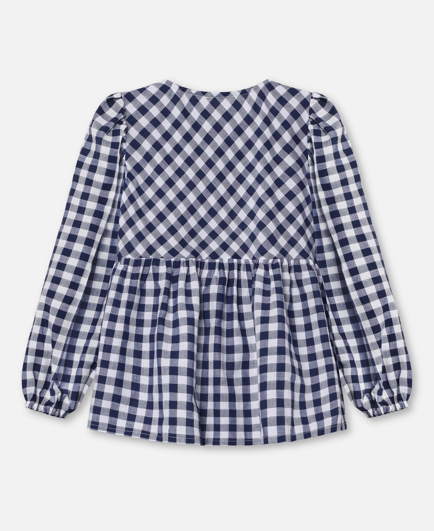FLIINK ZORRO LS BLOUSE BLOUSE INSIGNIA SANDSHELL CHECK