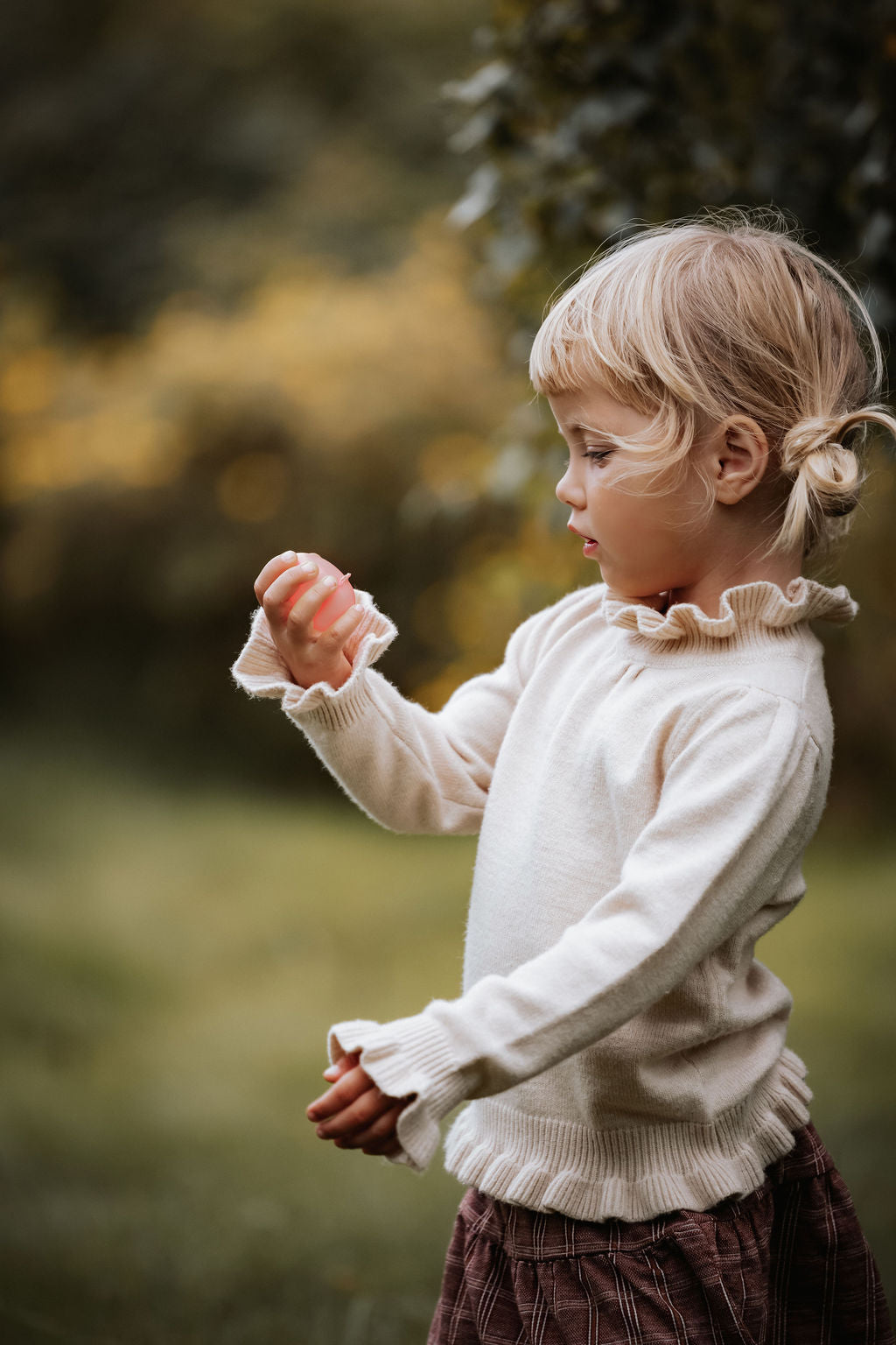 FLIINK ABBY BLOUSE BLOUSE PEACH WHIP