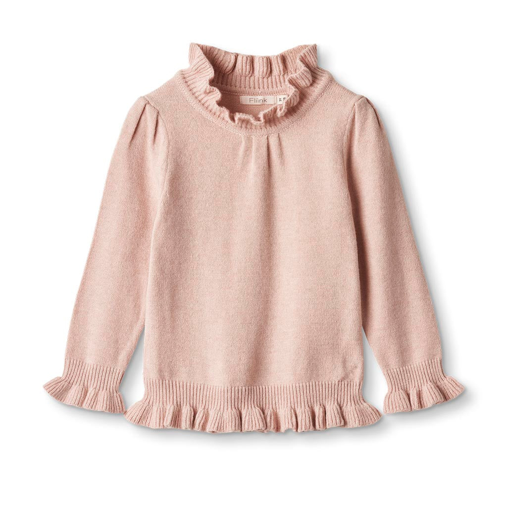 FLIINK ABBY BLOUSE BLOUSE PEACH WHIP